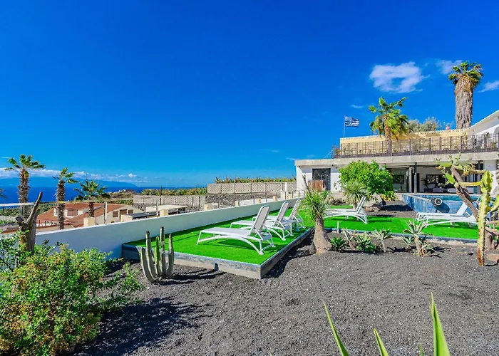 Cactus Tenerife Sud Piscine Chauffee 10 Personnes Costa Adeje (Tenerife)
